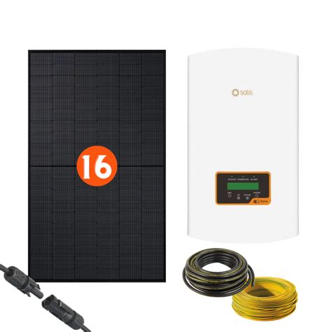 Kit solaire autoconsommation 6400 Wc .